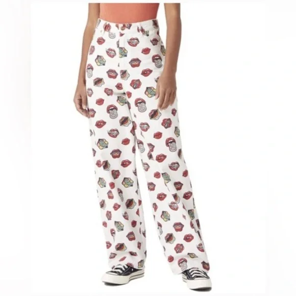 Wrangler Read My Lips Jeans Barrel 652 High Rise Barrel jeans size 27x31 new - Picture 3 of 9